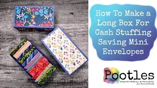 How To Make a Long Box For Cash Stuffing Saving Mini Envelopes Tutorial