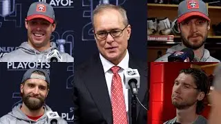Ekblad, Verhaeghe, Ekman-Larsson, Coach Maurice & Bobrovsky Postgame Interviews | 4.23.24