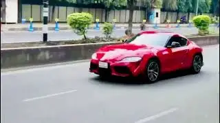Toyota Supra MK5 Pops & Bangs and Pull! (Full video on@carsconversation4778)