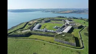 Spike Island aerial view in 4K
