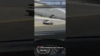 Penske jinx's himself #shorts #racing #nascar #gaming #iracing