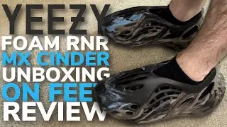 Yeezy Foam RNR MX Cinder Unboxing, Review, On Feet