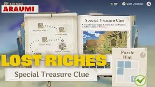 Special Treasure Clue Genshin impact |Araumi| Puzzle Slove | Lost Riches Event Genshin Impact |