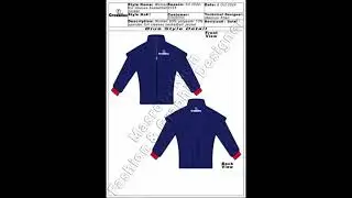 Women Flared Shoulder Raised Collar Jacket Design - By Masroor Khan
