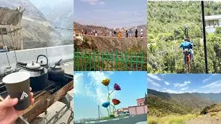 Sky bridge,sky cycling,Raghadan park in Al baha city Saudi Arabia