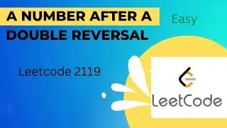 2119. A Number After a Double Reversal || In Java || Leetcode Problem 