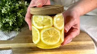 This is how I keep lemons fresh for 1 year without freezing or cooking them!!