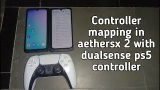 How to do controller mapping in aether sx2 with playstation 5 dual sense controller and play games