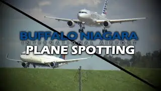 (HD) Afternoon Plane Spotting at Buffalo Niagara International Airport - Episode 1