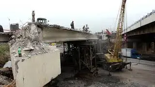 Overpass  ➤ Road reconstruction, cable cutting of structures