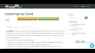 1  Click Ready Secured Convertigo on Windows 2016 Deploy on Azure , AWS and Google Cloud Platform.