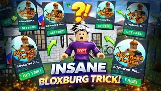 BloxBurg - How to get FREE ADVANCE PLACING MODE GAMEPASS [Glitch]]