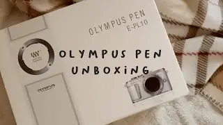 Unpacking my Olympus Pen E-PL10 Camera *asmr*