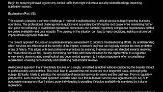 300 135 CCNP Troubleshooting and Maintaining Cisco IP Networks  TSHOOT v2 0  Free Practice Test And