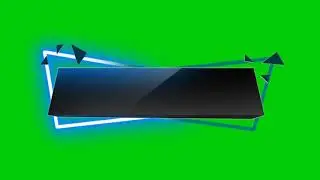 Neon Border Green Screen (60fps/FHD 1080p)
