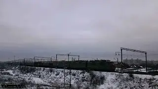 ВЛ80Т-1356 с грузовым поездом