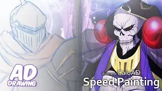 【speedpaint】| ADDrawing #84 -  Ainz Ooal Gown Overlord Fanart