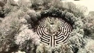 Crystal Palace Park in the Snow  London First Snow  Drone