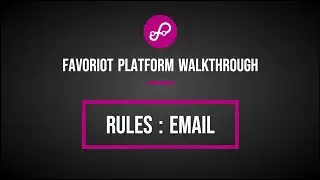 Favoriot Platform Walkthrough - Rules Email