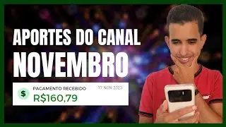 R$160 APORTES DO PRIMEIRO DIAS DE NOVEMBRO