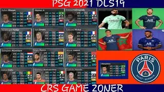 DLS19 PSG 2021 SQUAD With Messi