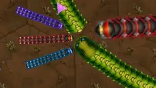 Littlebigsnake.io Strong Ninja Team Snakes Hacked? vs. Tiny Snake Epic Little Big Snake Gameplay!