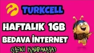 TURKCELL (HAFTALIK 1GB) İNTERNET - TURKCEL BEDAVA İNTERNET 2020