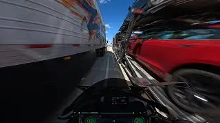 Ninja H2 Swimming Through Traffic