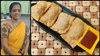Pizza McPuff/இனி வீட்டிலேயே செய்யலாம் Pizza Puff/ Evening Snacks/Pizza McPuff recipe in Tamil