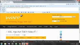 SQL injection (GET/Select)- bwapp Tamil Hacking Tutorials