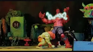 RED HULK (MARVEL) Vs. Blanka (Street Fighter) STOP MOTION L.F.S