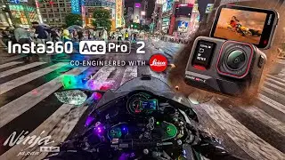 夜間撮影は絶対にコレを買え！！【Insta360 Ace Pro2】Night Ride【先行レビュー】Episode 84/東京/Japan/Kawasaki Ninja H2【4K】