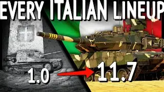 ONE Match With EVERY ITALIAN LINEUP (War Thunder)