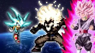 Ultimate Sonic JVL V4 OP(AF) VS Goku DBS Moneky King OP & Goku Black Purgation OPin Jump Force Mugen