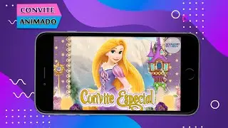 CONVITE ANIMADO RAPUNZEL - RealizArt Vídeos