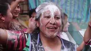 Comerciantes del Mercado 10 de Noviembre eligieron al Taita y Mamá carnaval del lugar.