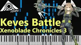 Keves Battle Theme - Xenoblade Chronicles 3 - Piano Tutorial (Accompaniment)