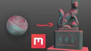 Stylized Smart Material in Quixel Mixer.