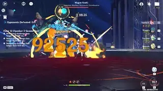 Yanfei 4 Star Artifact Set vs Maguu Kenki and Perpetual Mechanical Array | Abyss 2.7