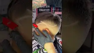 Clean Fade with A simple Design #barber #freshfade #barbershop