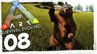 Let's Go Fishing! Direbear First! - Ep 08 - Ark Vanilla Ragnarok