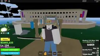 SHANKS SABER SHOWCASE! [Blox Piece]