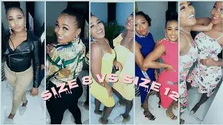 size 8 vs size 12 eastleign try on haul //with Maureen