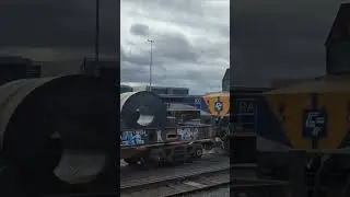Locomotive VL 353 moving wagons of steel at the North Dynon Rail Yards #train #railway
