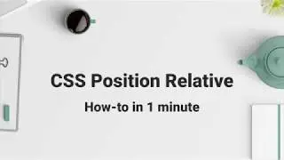 CSS Position Relative
