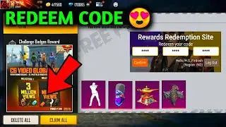 New Redeem Code In Free Fire 🔥 Free Fire New Redeem Code 🤩 Bomb squad song redeem code 🔥🔥