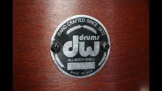 Used DW Collectors Kit from early 2000s with Jeff Peters