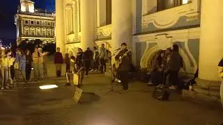 Санкт Петербург ночью.