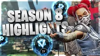 PLAT IN FIRST EVER SPLIT! | Apex Season 8 Highlights Montage | SimplyMaeg