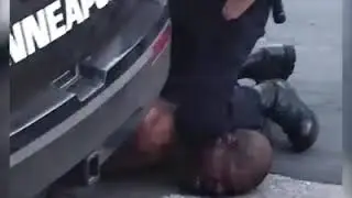 ACTUAL FOOTAGE OF GEORGE FLOYD DEATH (Racist white policeman)